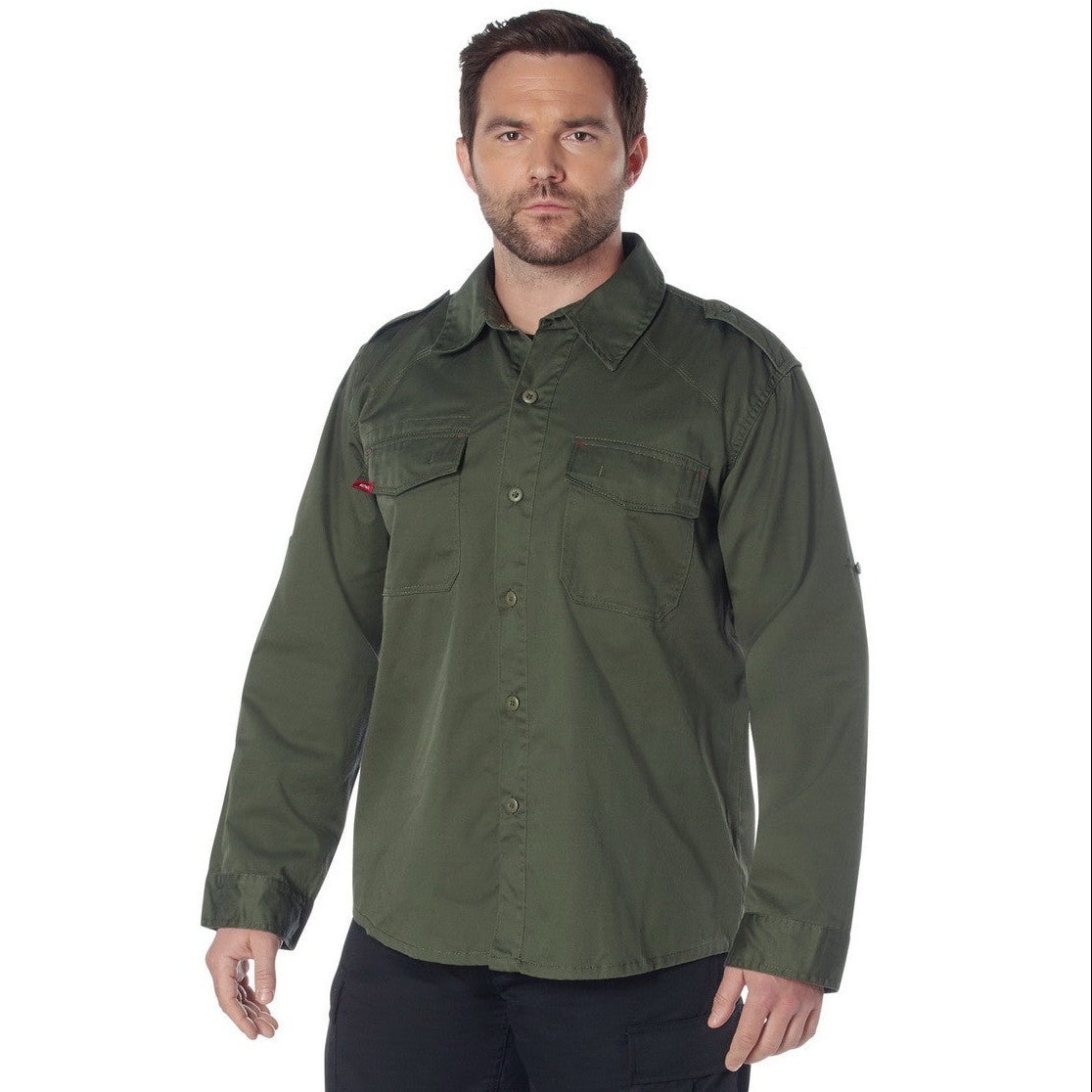 Olive Fatigue Shirt