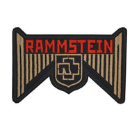 Rammstein Logo Embroidered Patch – Red Zone