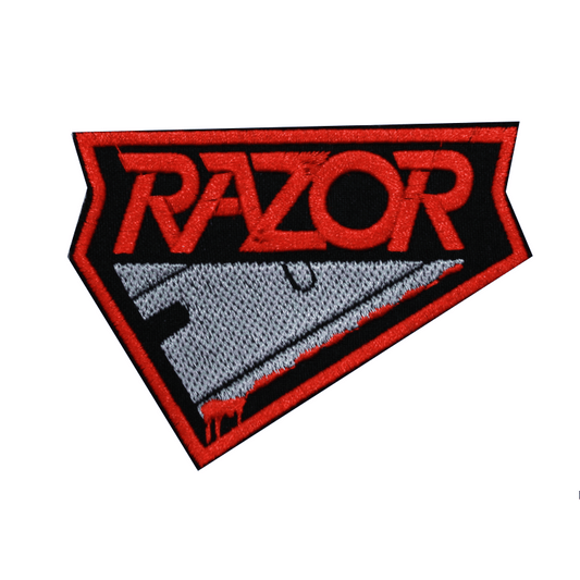 Razor Embroidered Patch