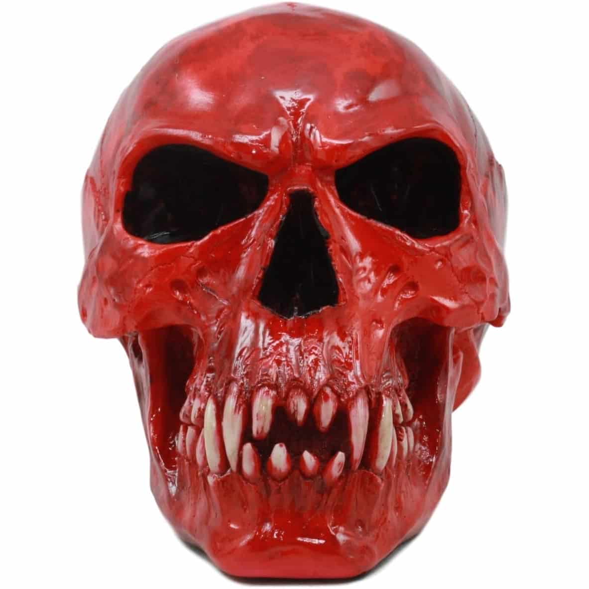 Red Vampire Skull front