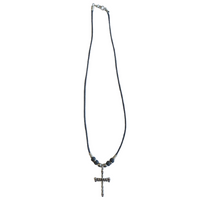 Thumbnail for Slim Skulls Cross Necklace