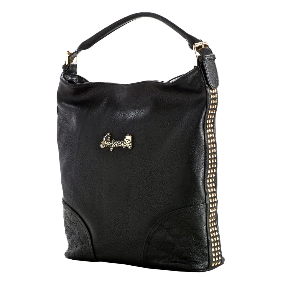 Studs and Web Hobo Purse by Sourpuss Clothing