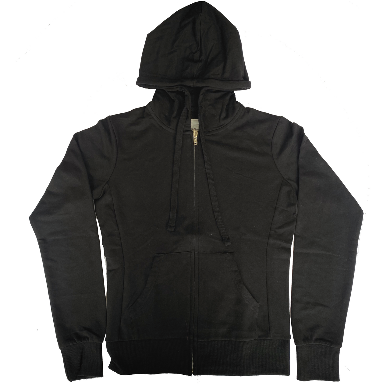 Women's Black Full Zip Hoodie