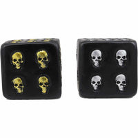 Thumbnail for Silver and Gold Skull Dice Set s3