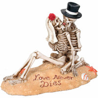 Thumbnail for Skeleton Beach Lovers Figurine