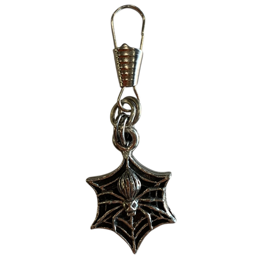 Spiderweb Zipper Pulls for Biker Jacket
