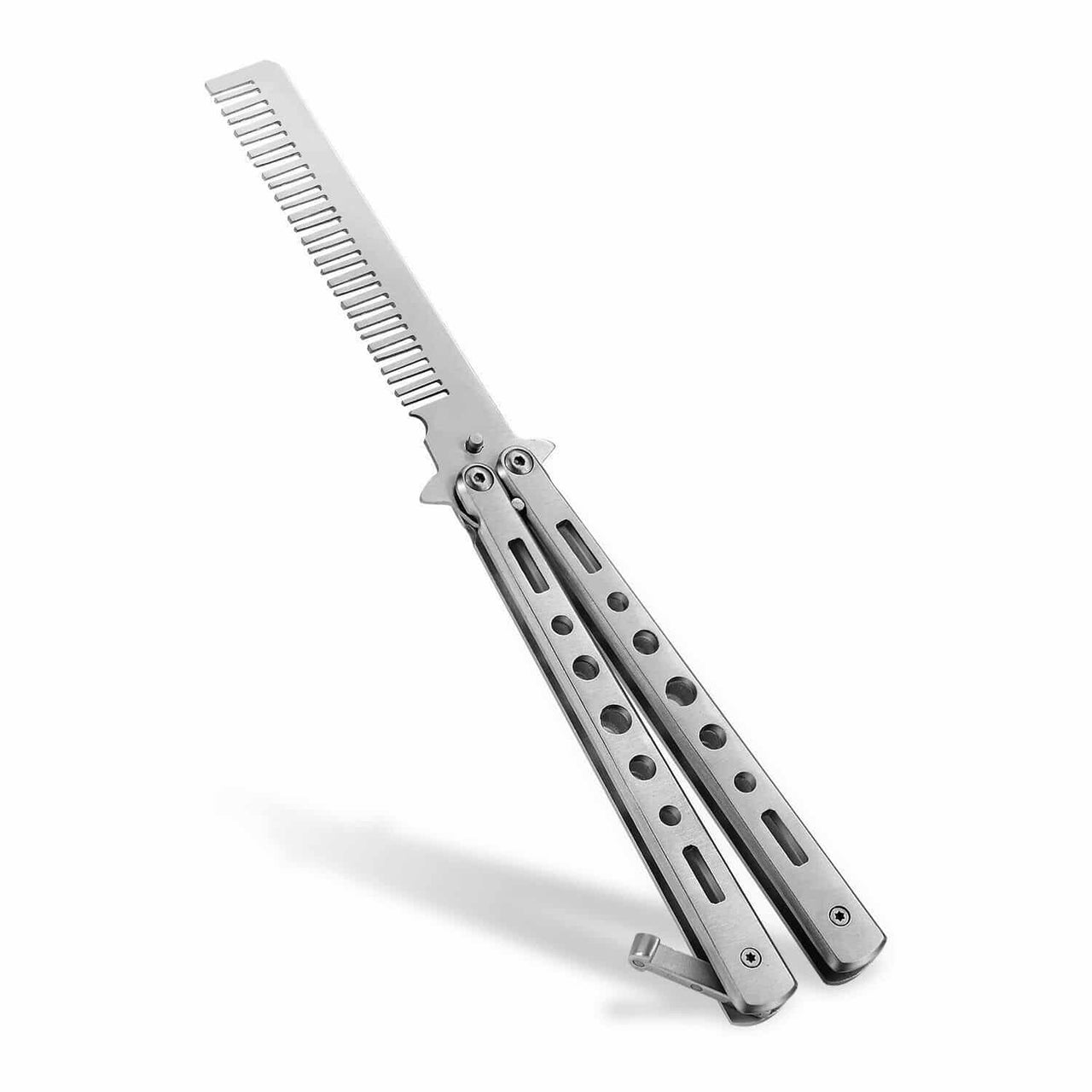 Stainless Steel Balisong Hair Comb