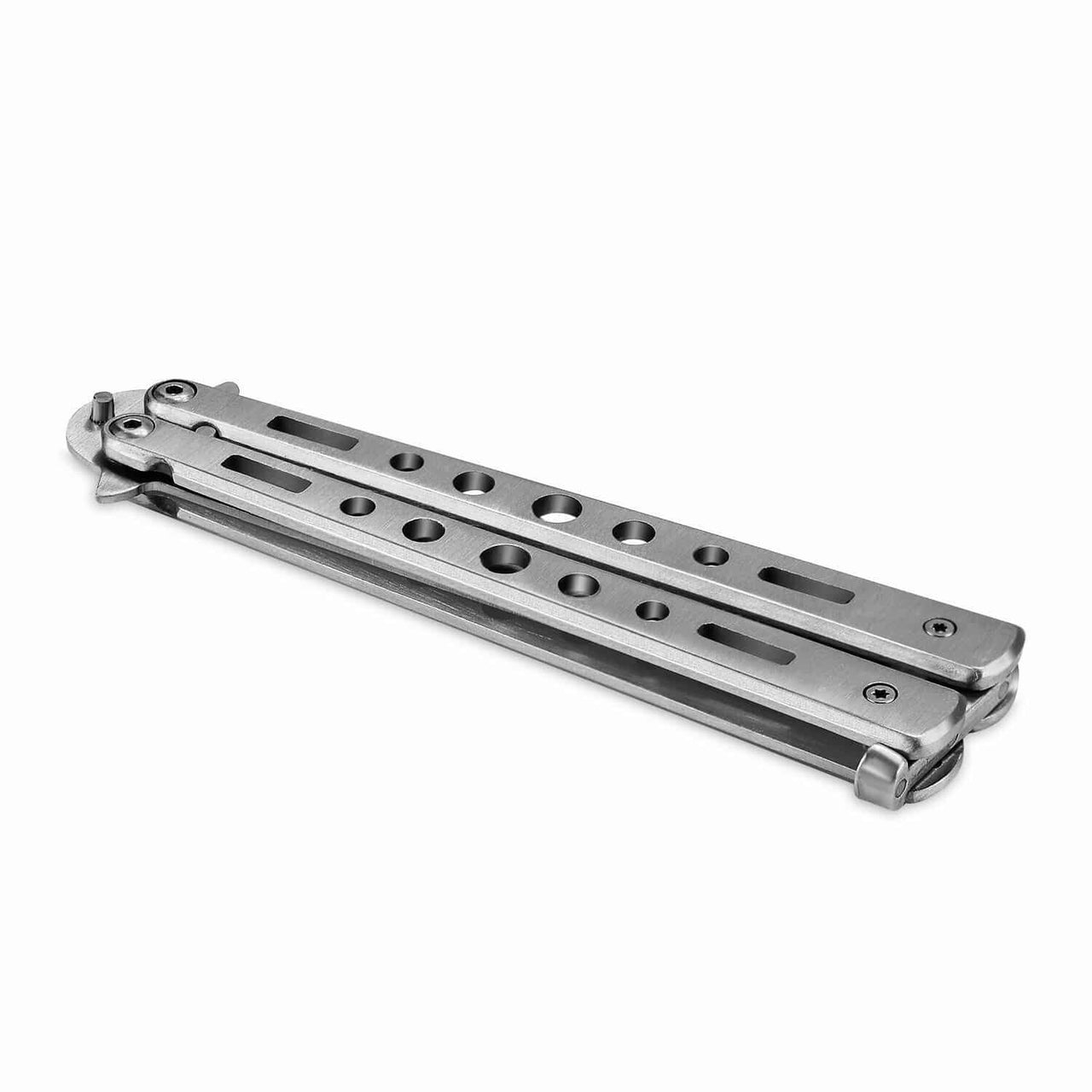 Novelty Stainless Steel Balisong Hair Comb