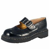 Thumbnail for TUK Black Brogue Mary Jane T1002