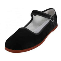 Thumbnail for Black Velvet Mary Jane Shoes