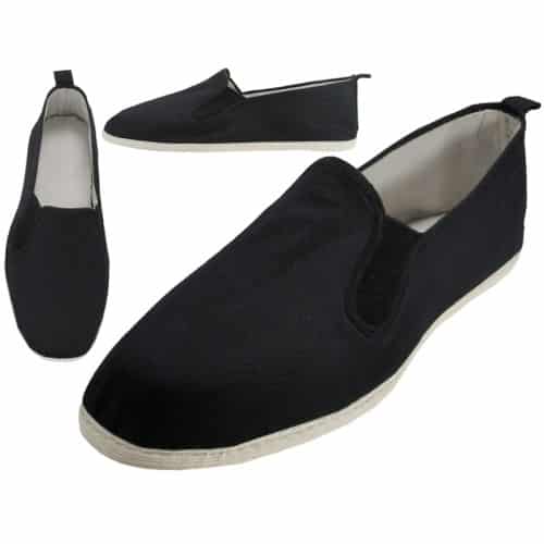 Cotton Sole Black Kung Fu Shoes