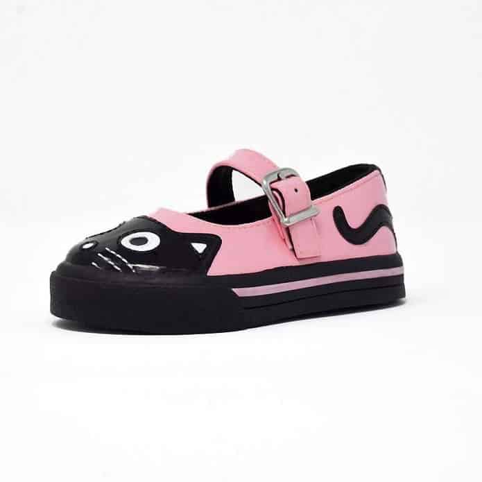 Pink Kitty Mary Jane Toddler Sneaker