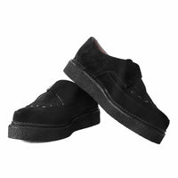 Thumbnail for TUK Black Suede Pointed Original Creeper D9765