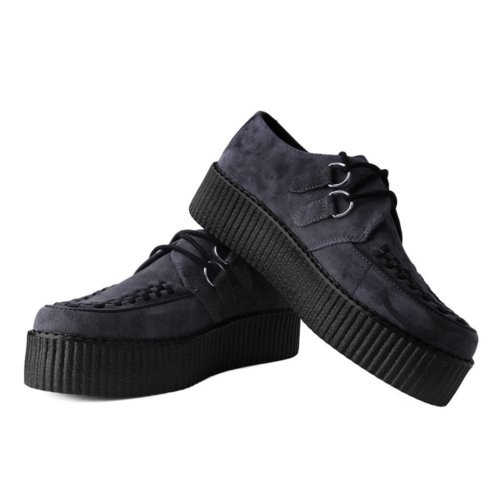 TUK Charcoal Suede Mondo Creeper V9763