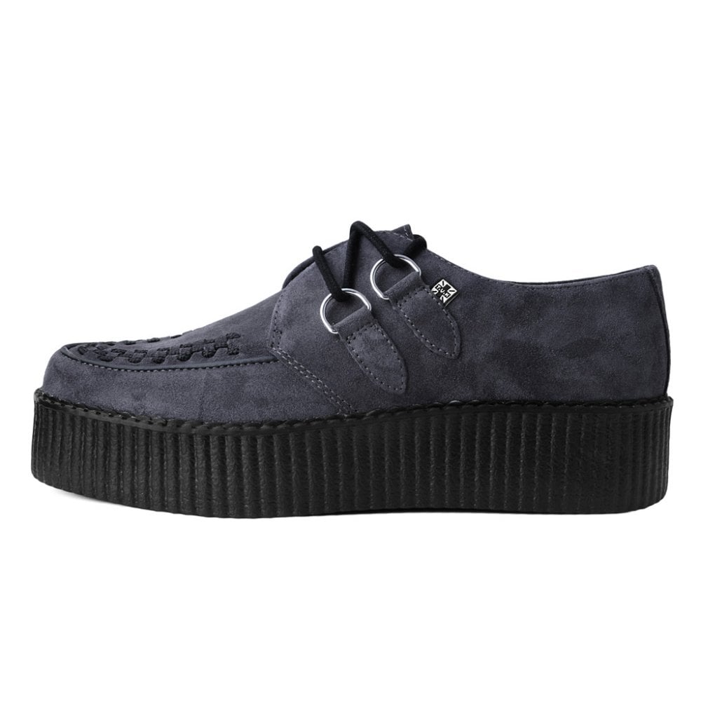 TUK Charcoal Suede Mondo Creeper V9763