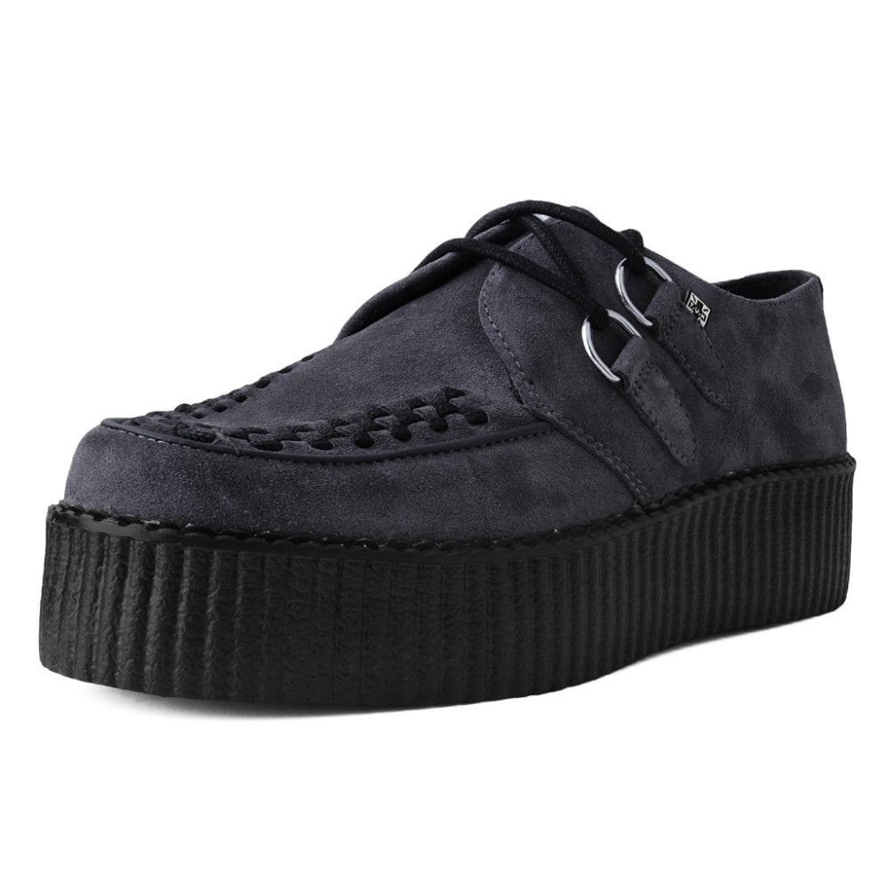 TUK Charcoal Suede Mondo Creeper