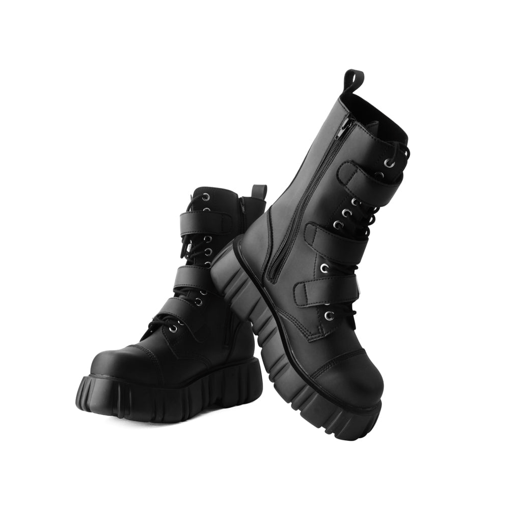 TUK Black TUKskin Platform Airship Boot