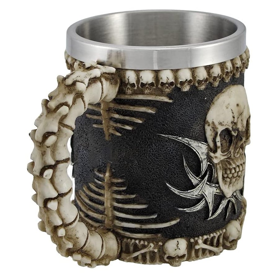 Tribal Skull Mug side