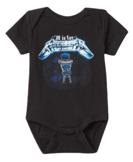 metallica High Chair onesie