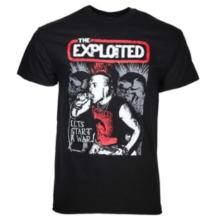 Exploited Lets Start A War T-Shirt