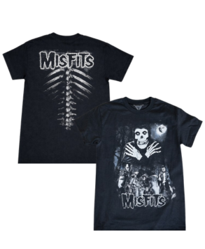 Misfits Crimson Skull And Band T-Shirt