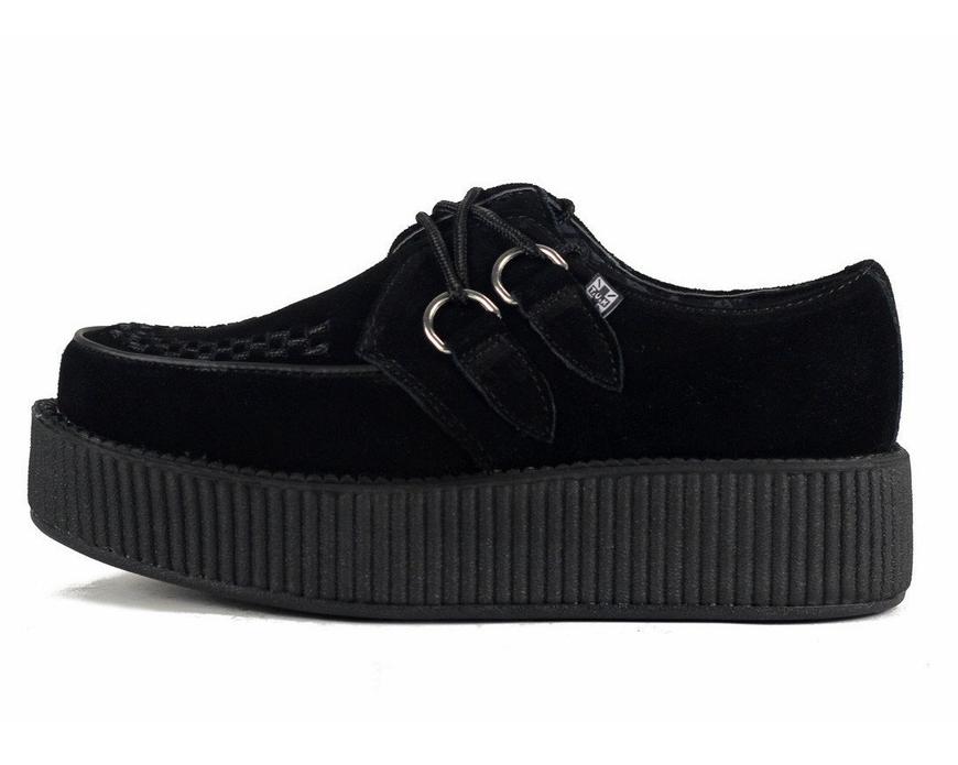 TUK Black Suede Mondo Creeper V7757