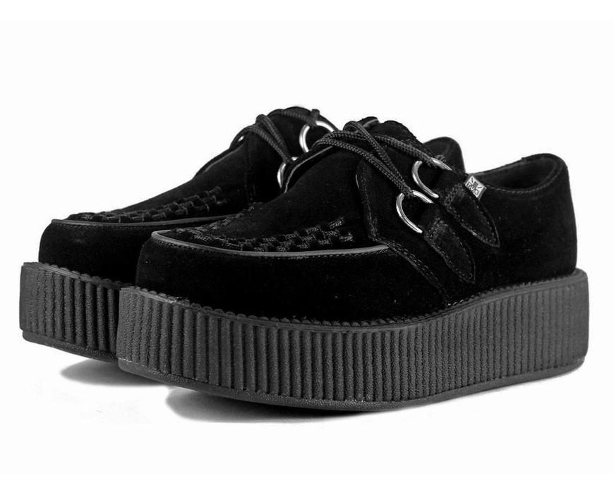 TUK Black Suede Mondo Creeper V7757