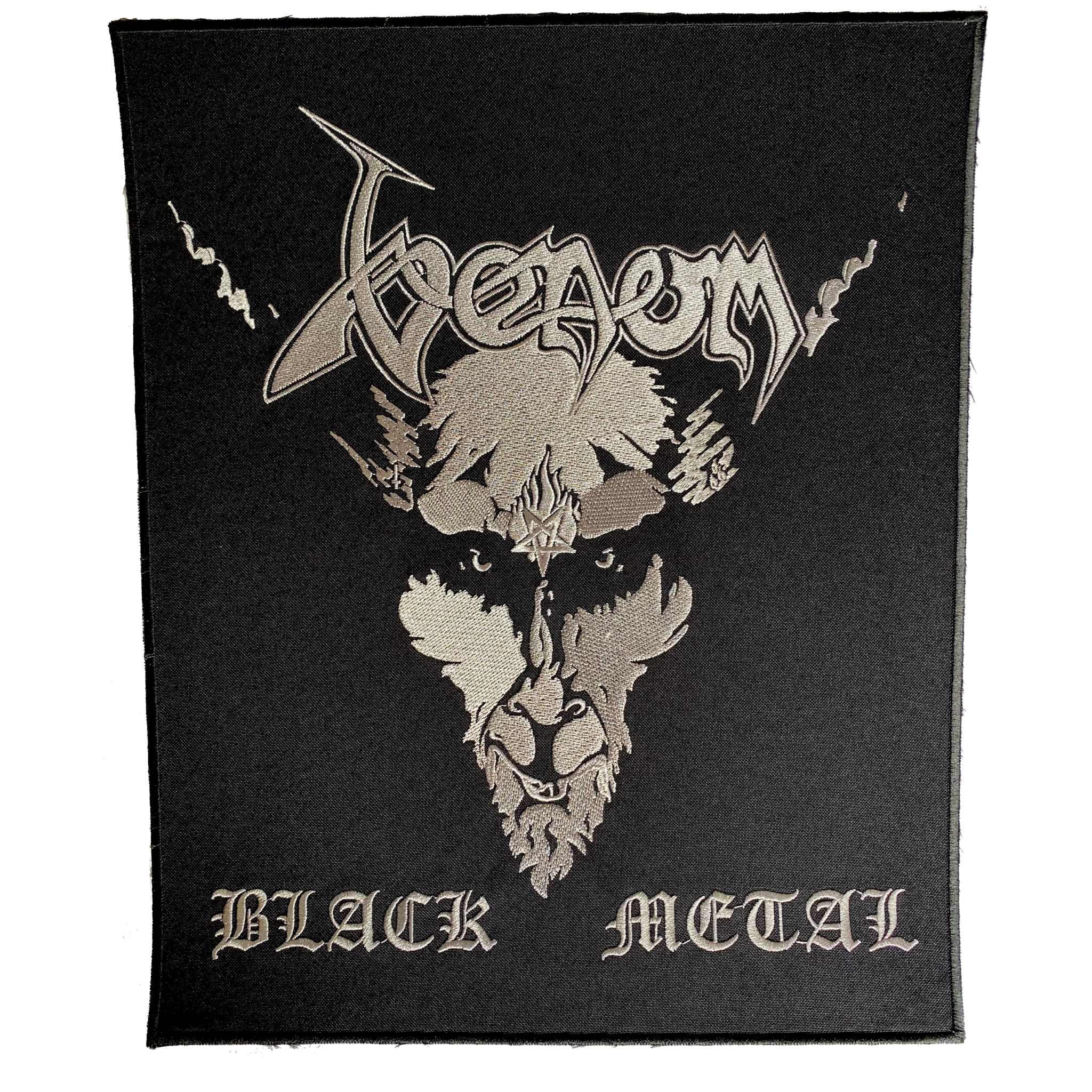 Venom Black Metal Back Patch
