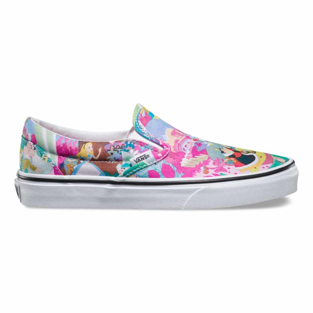 Vans Disney Classic Slip-On Alice in Wonderland Shoe Pink