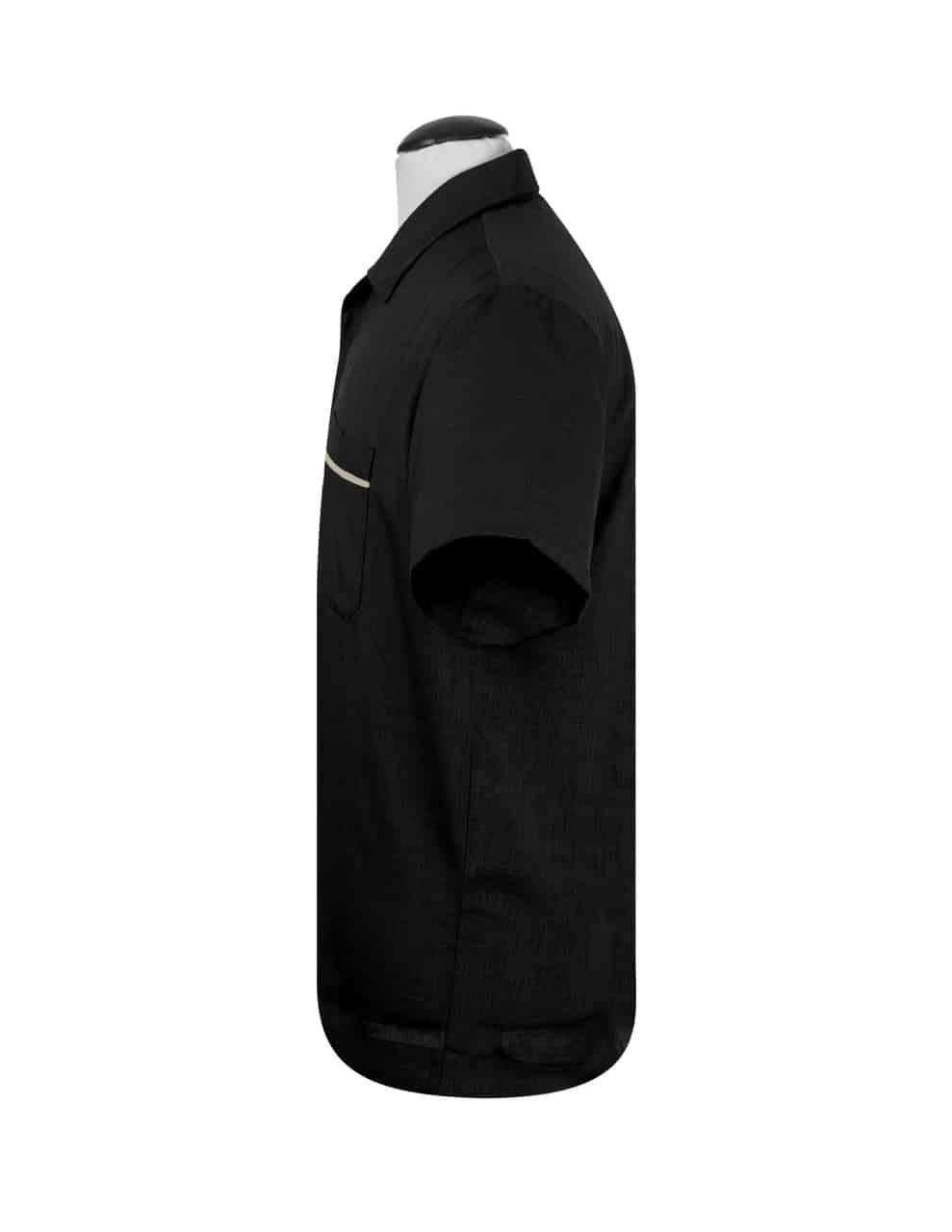 Black Sage Bowling Shirt by Steady Clothing