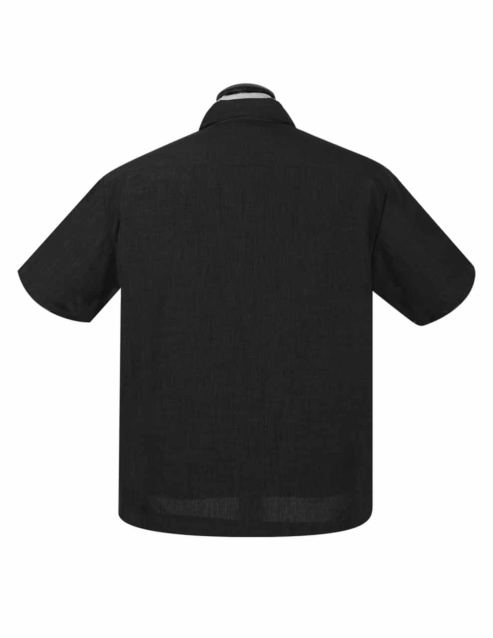 Black Sage Bowling Shirt by Steady Clothing