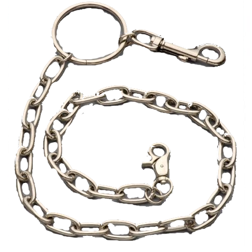 Chrome Heavy Link Wallet Chain 26"