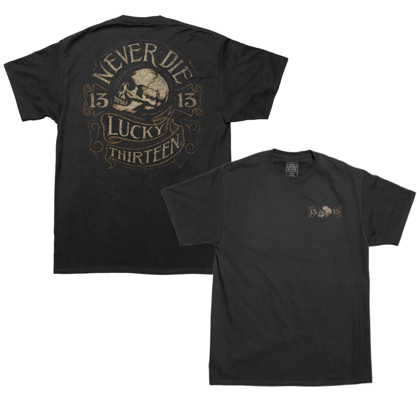 Lucky 13  Never Die T-Shirt