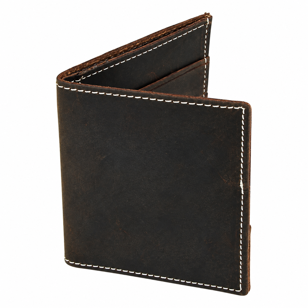 Brown Card Case Wallet Expandable