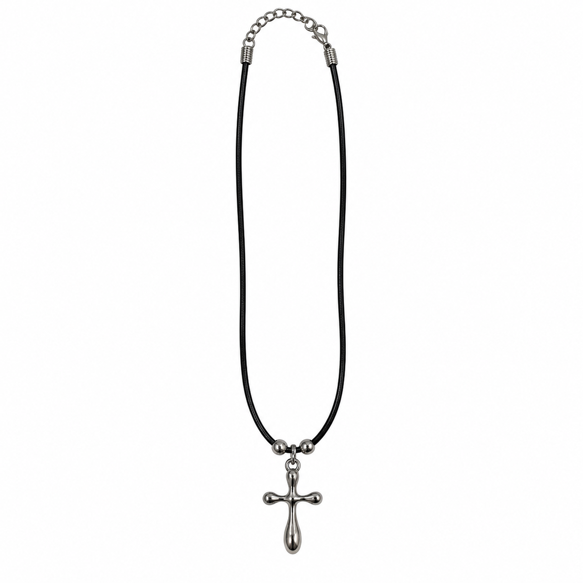 Rounded Cross Necklace