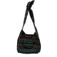 Thumbnail for Multi-Colored Cotton Shoulder Bag