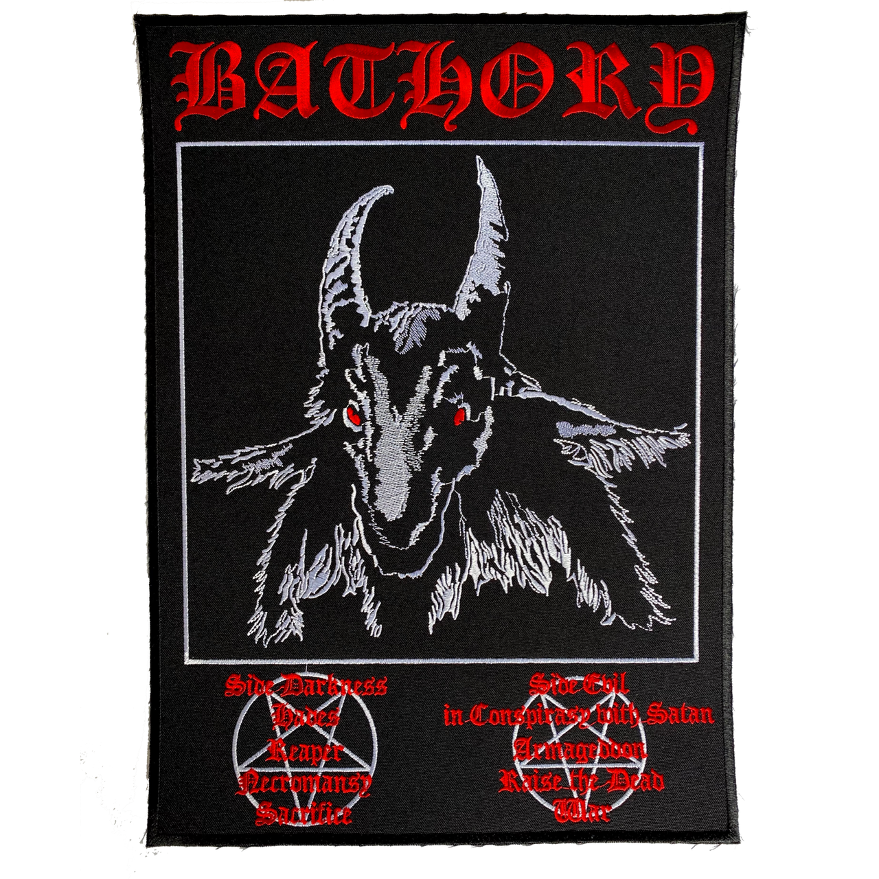 Bathory Side Evil Reaper Sacrifice Back Patch