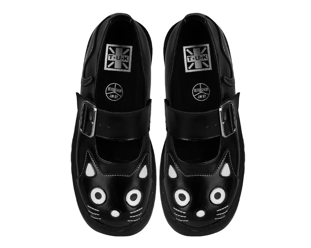 TUK Black Kitty Mary Jane