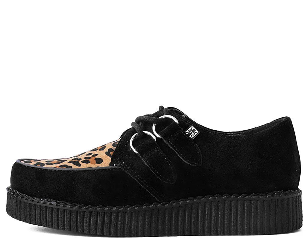 TUK Black & Leopard Viva Low Creeper