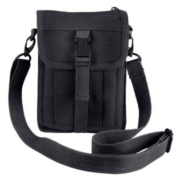 Black Canvas Travel Portfolio Bag