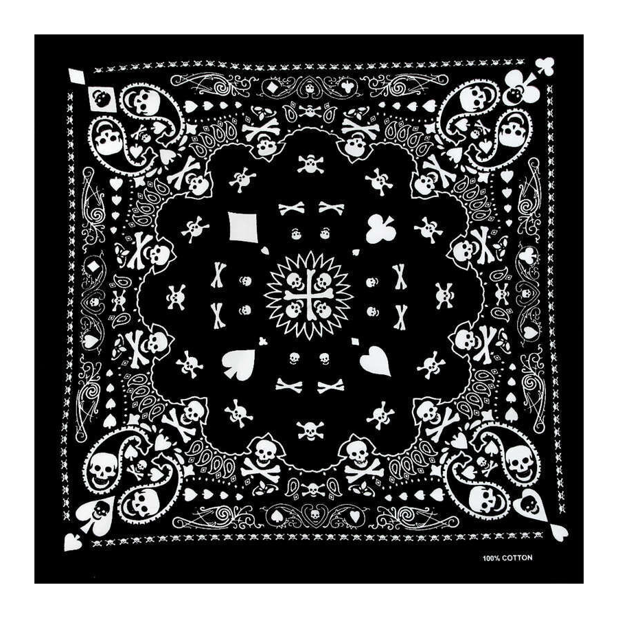 Skull Print Bandana