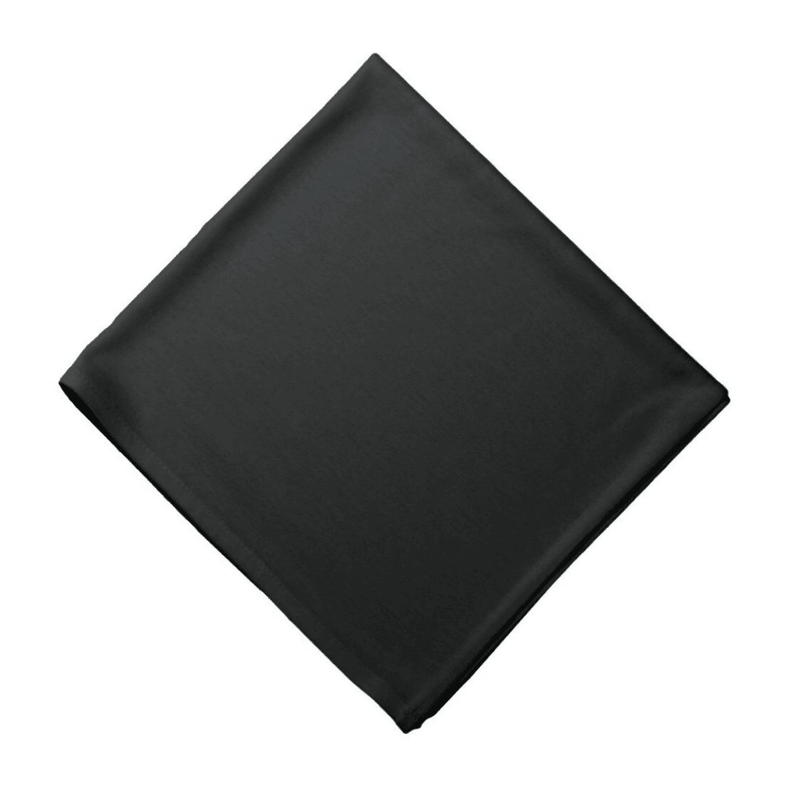 Plain Black Cotton Bandana