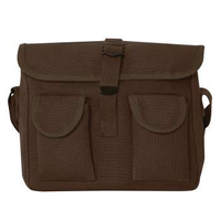 Thumbnail for Brown Canvas Ammo Shoulder Bag