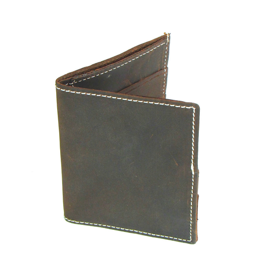 Brown Card Case Wallet Expandable