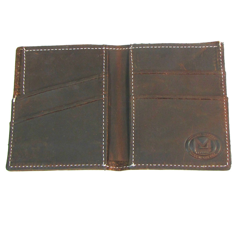 Brown Card Case Wallet Expandable