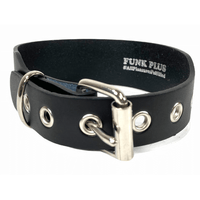 Thumbnail for Plain Black Leather Choker