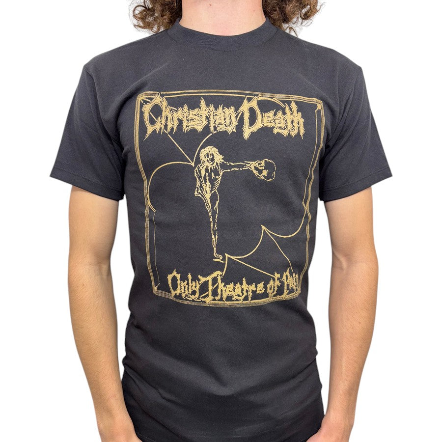 Christian Death Only Theatre of Pain Gold T-Shirt