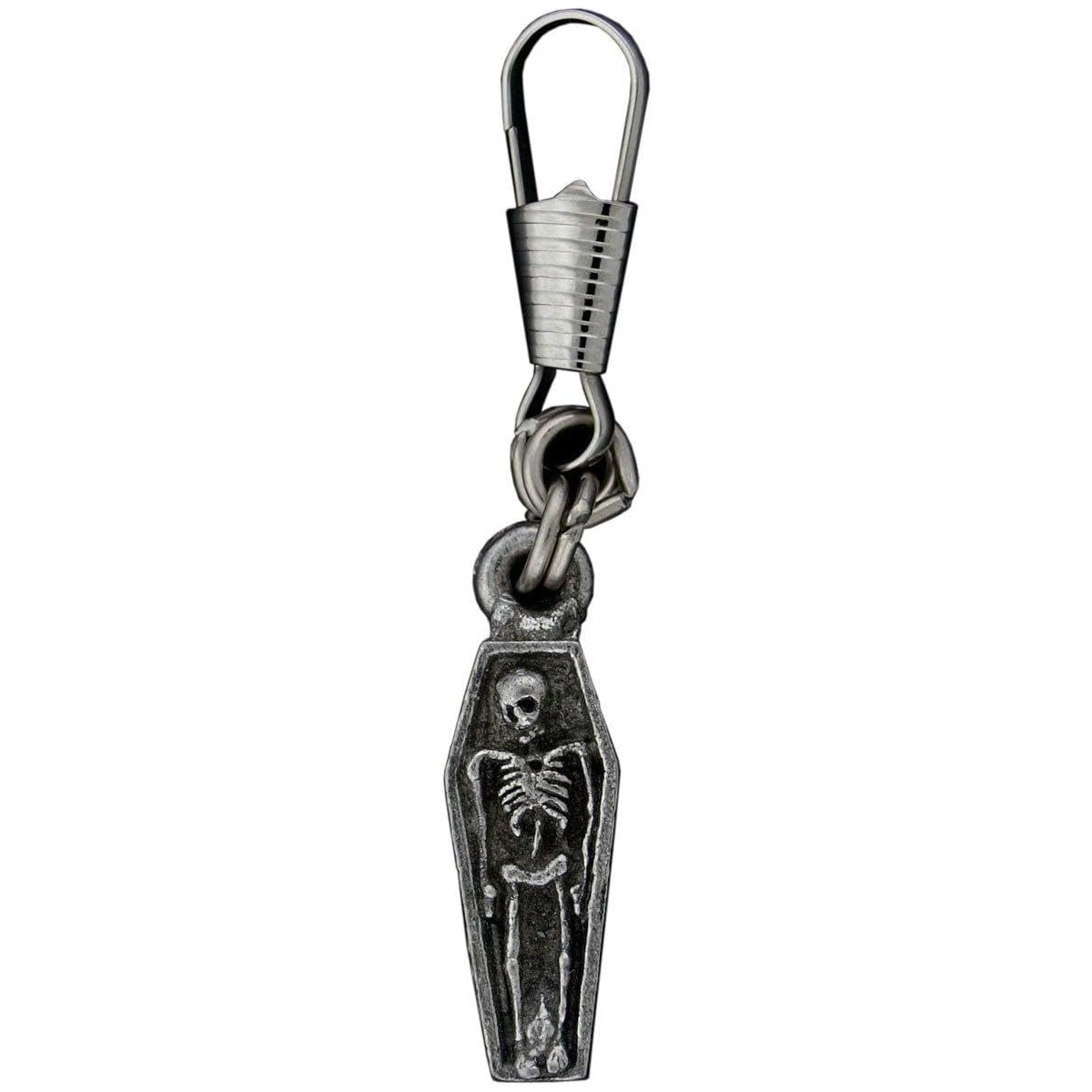 Coffin Zipper Pulls for Biker Jacket