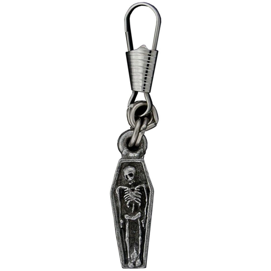 Coffin Zipper Pulls for Biker Jacket