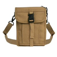Thumbnail for Coyote Brown Canvas Travel Portfolio Bag